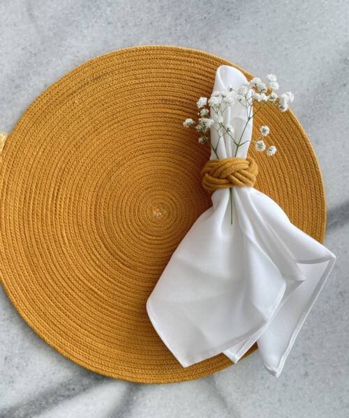 SERVILLETEROS NUDO CORDON